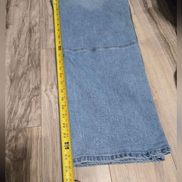 Forever 21 Patchwork Straight-Leg Jeans size 30 - Picture 6 of 13